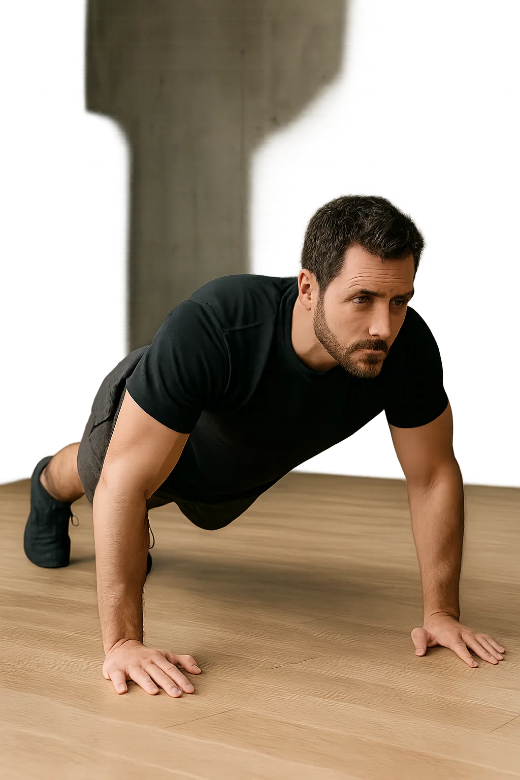 Push-up demonstration